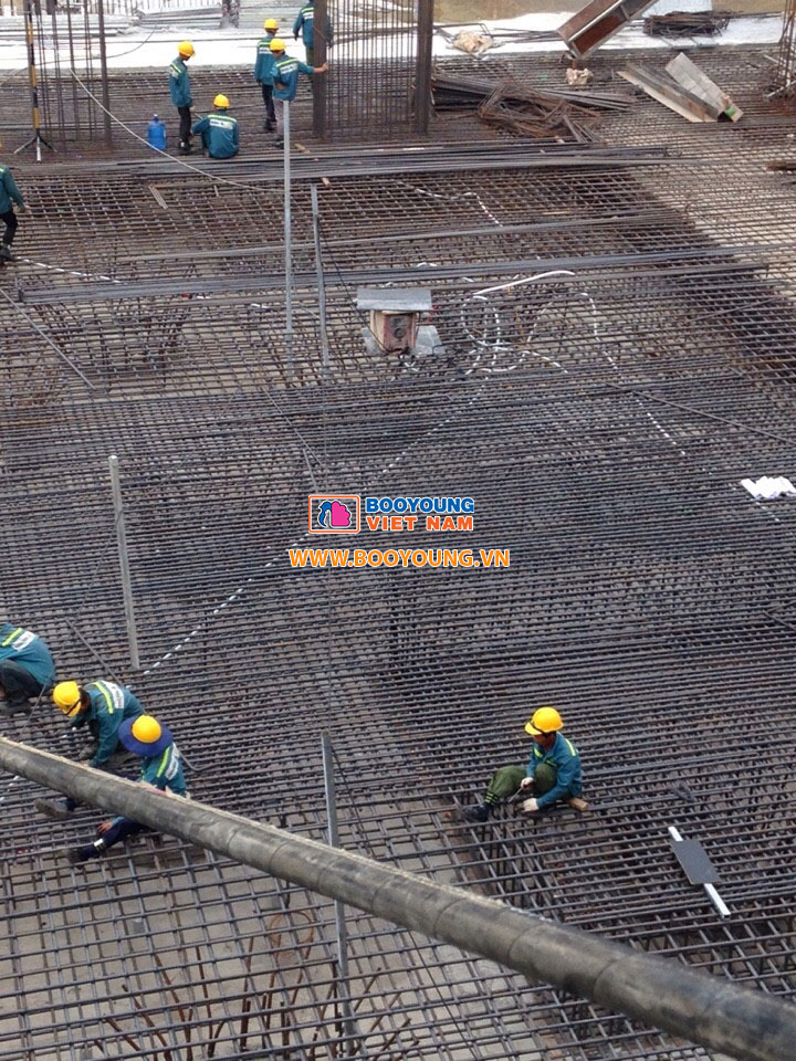 Tiến độ thi công phần tiếp địa tòa CT4