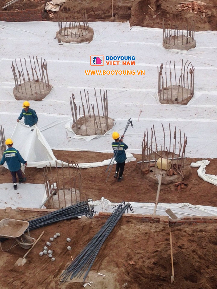 Tiến độ thi công phần tiếp địa tòa CT4