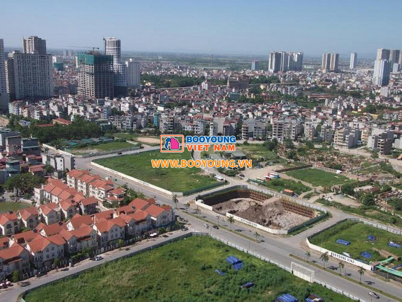 Hiện trường thi công móng