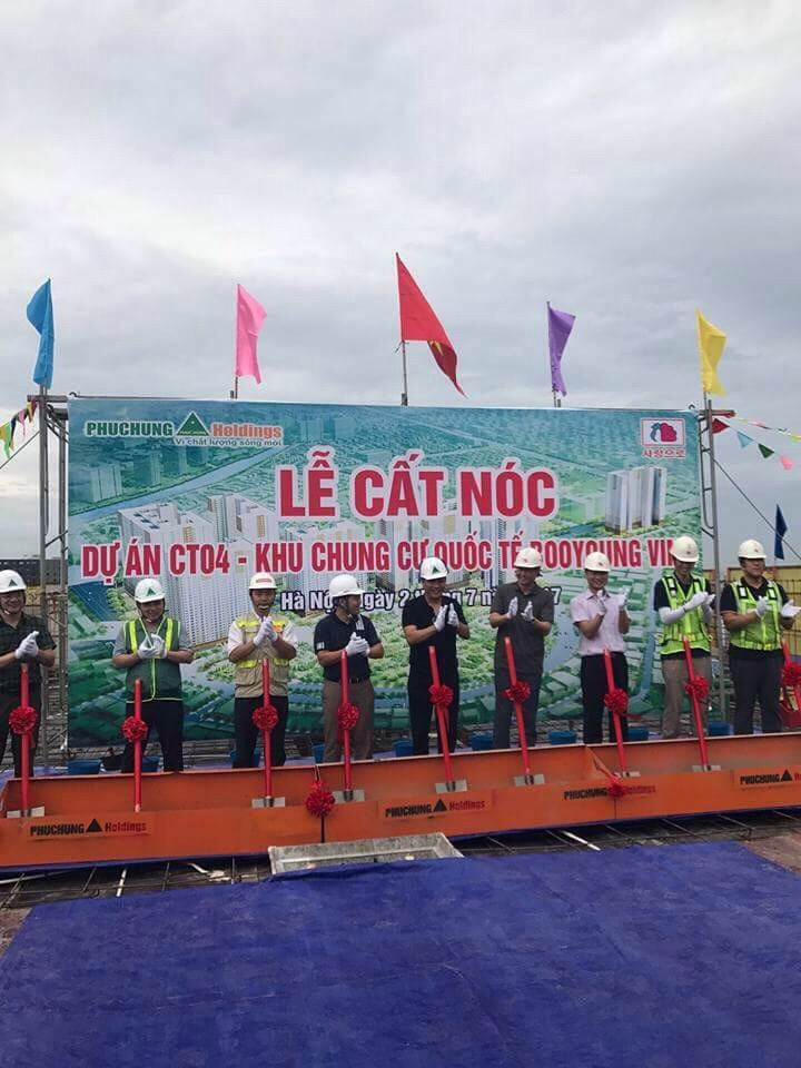 Buổi lễ còn có sự tham gia của chủ đầu tư Booyoung Vina
