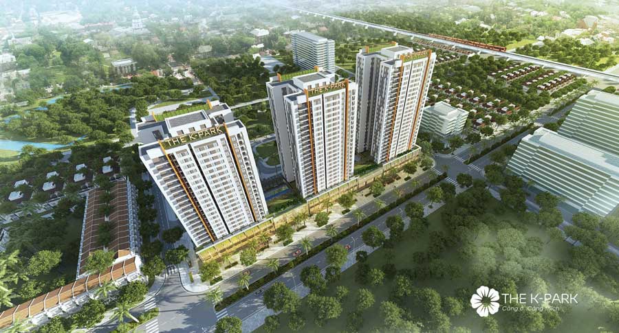 Phối cảnh dự án The K Park - Văn Phú - Hà Đông