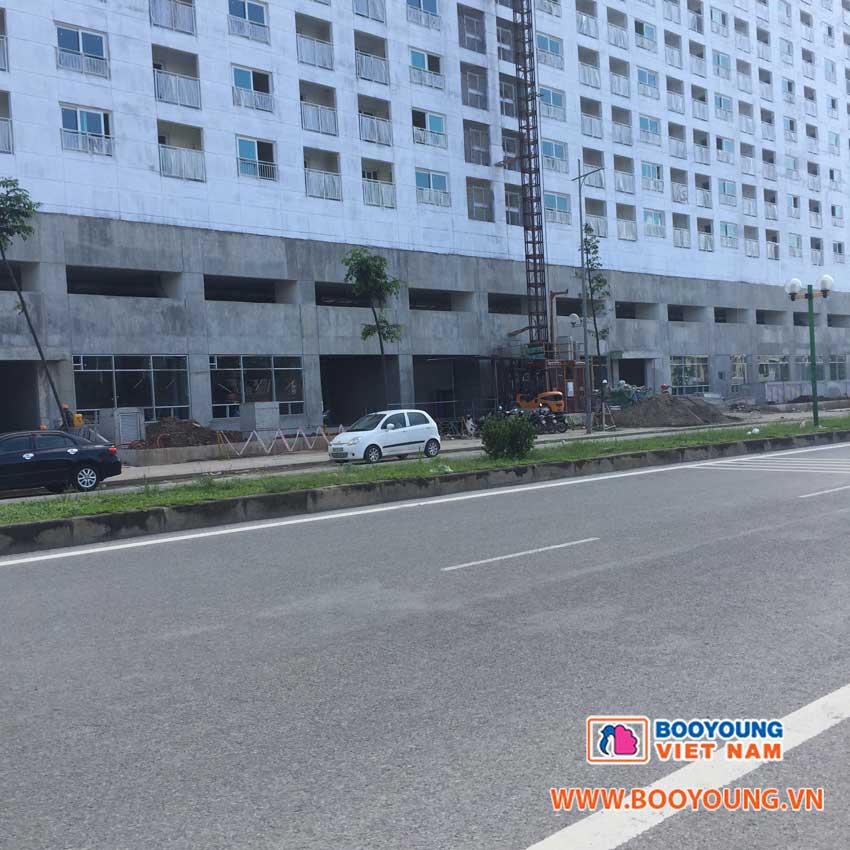 Phần đế CT7 trong quá trình hoàn thiện