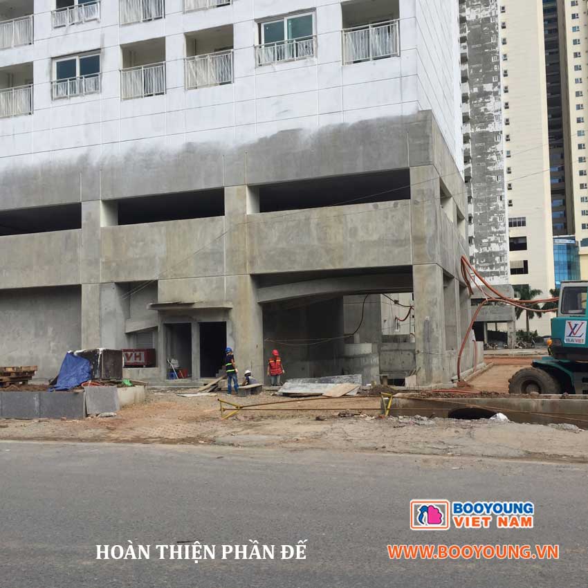 Phần đế CT7 trong quá trình hoàn thiện