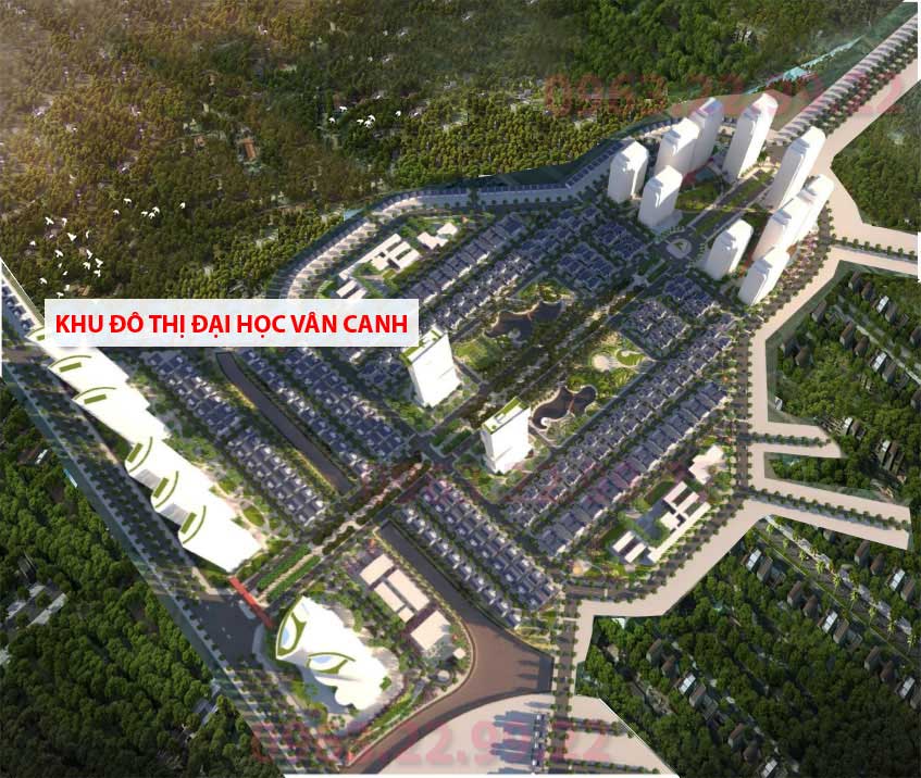 Phối cảnh dự án Đại học Vân Canh